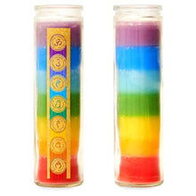 Load image into Gallery viewer, Seven Chakras Layered Candle