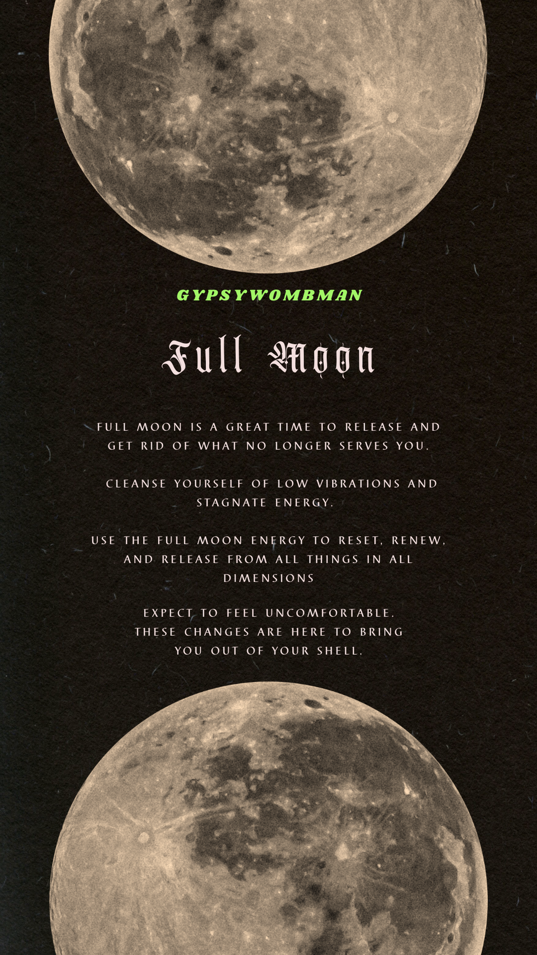 Printable Full Moon Journal and Workbook