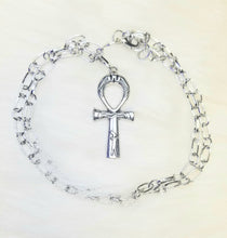 Load image into Gallery viewer, Key to Life Necklace - Silver Ankh
