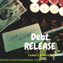 Load image into Gallery viewer, Debt Erase Candle Service Donation