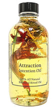 Load image into Gallery viewer, Attraction Intention Oil 100% All Natural 4 oz l Love, Money Drawing Prosperity &amp; Abundance l Wiccan Pagan Magick Manifestation Rituals