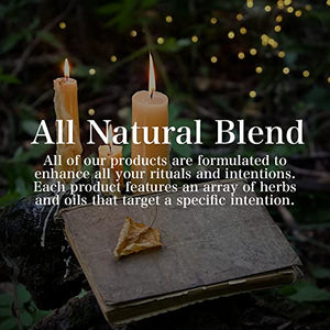 Attraction Intention Oil 100% All Natural 4 oz l Love, Money Drawing Prosperity & Abundance l Wiccan Pagan Magick Manifestation Rituals