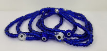 Load image into Gallery viewer, Evil Eye Charm Bracelet - Blue